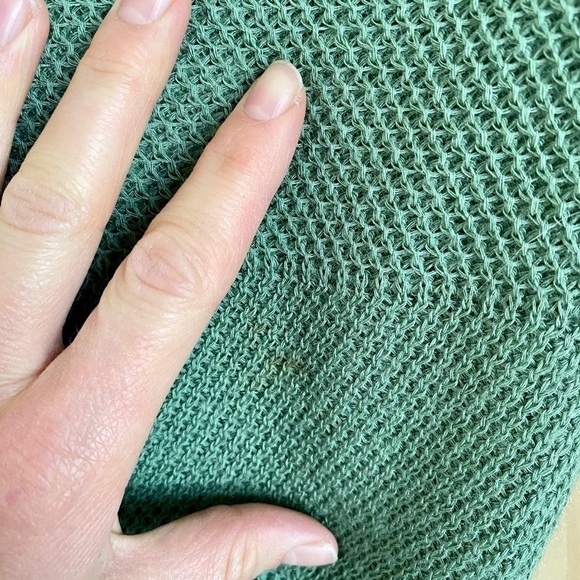 Vintage Mint V-Neck Vest - Picture 4 of 4